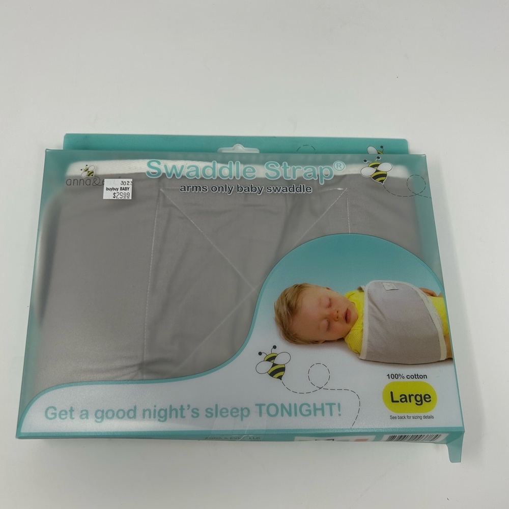 New in box Anna & Ever Arms Only Swaddle Strap Size Large